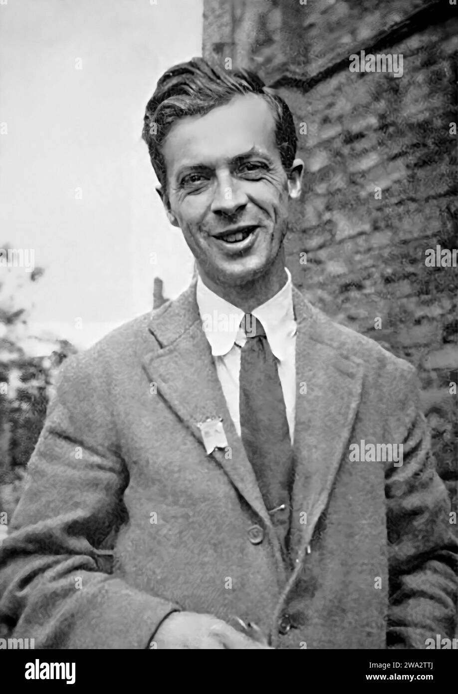 Julian Huxley. Porträt des britischen Eugenikers und Biologen Sir Julian Sorell Huxley (1887-1975), 1922 Stockfoto