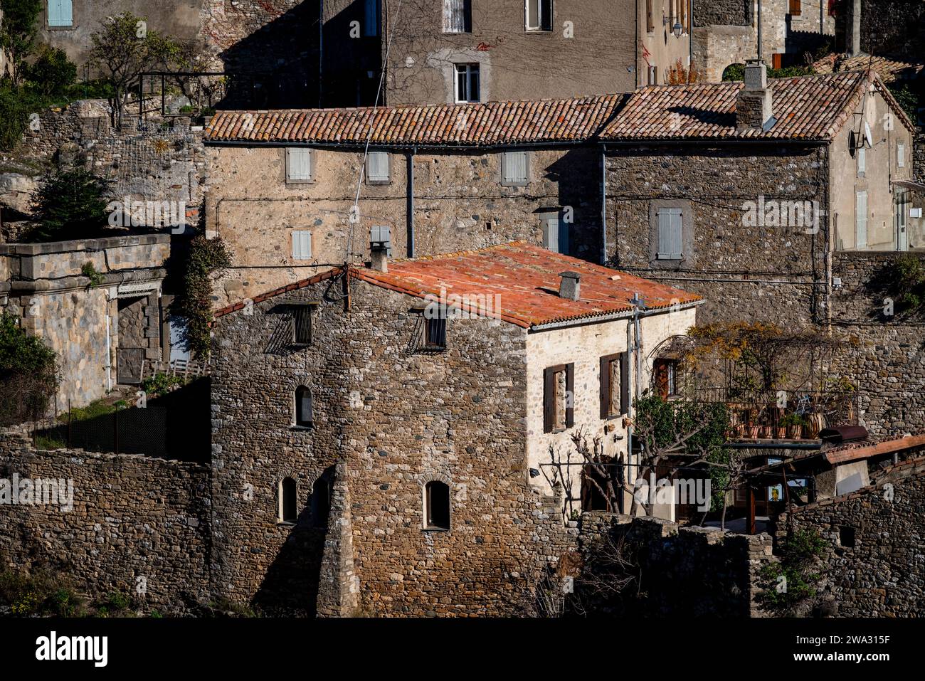 Das Dorf Minerve im Departement Hérault wurde als eines der Les Plus