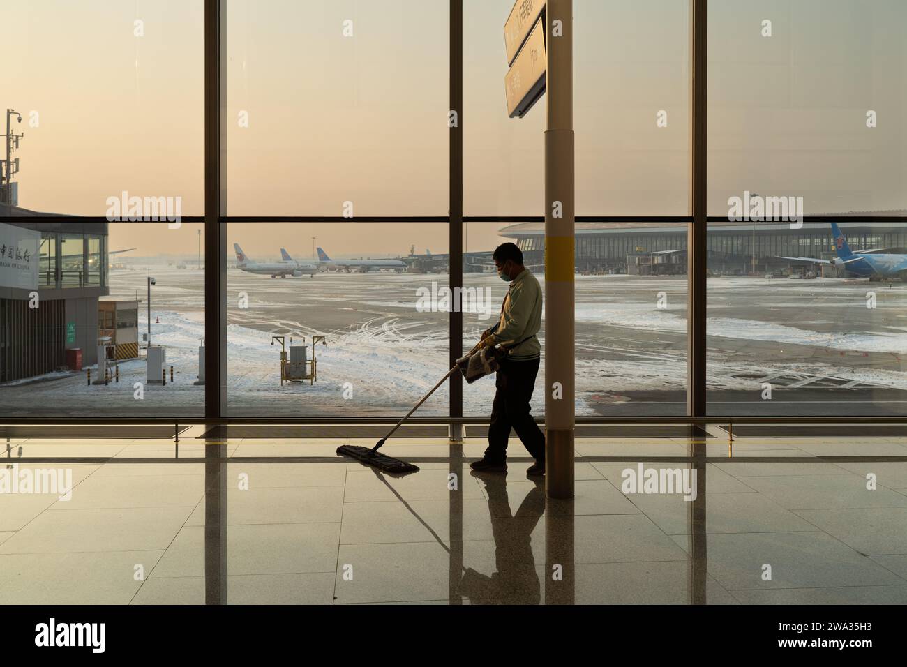 Beijing Daxing International Airport, China Stockfoto