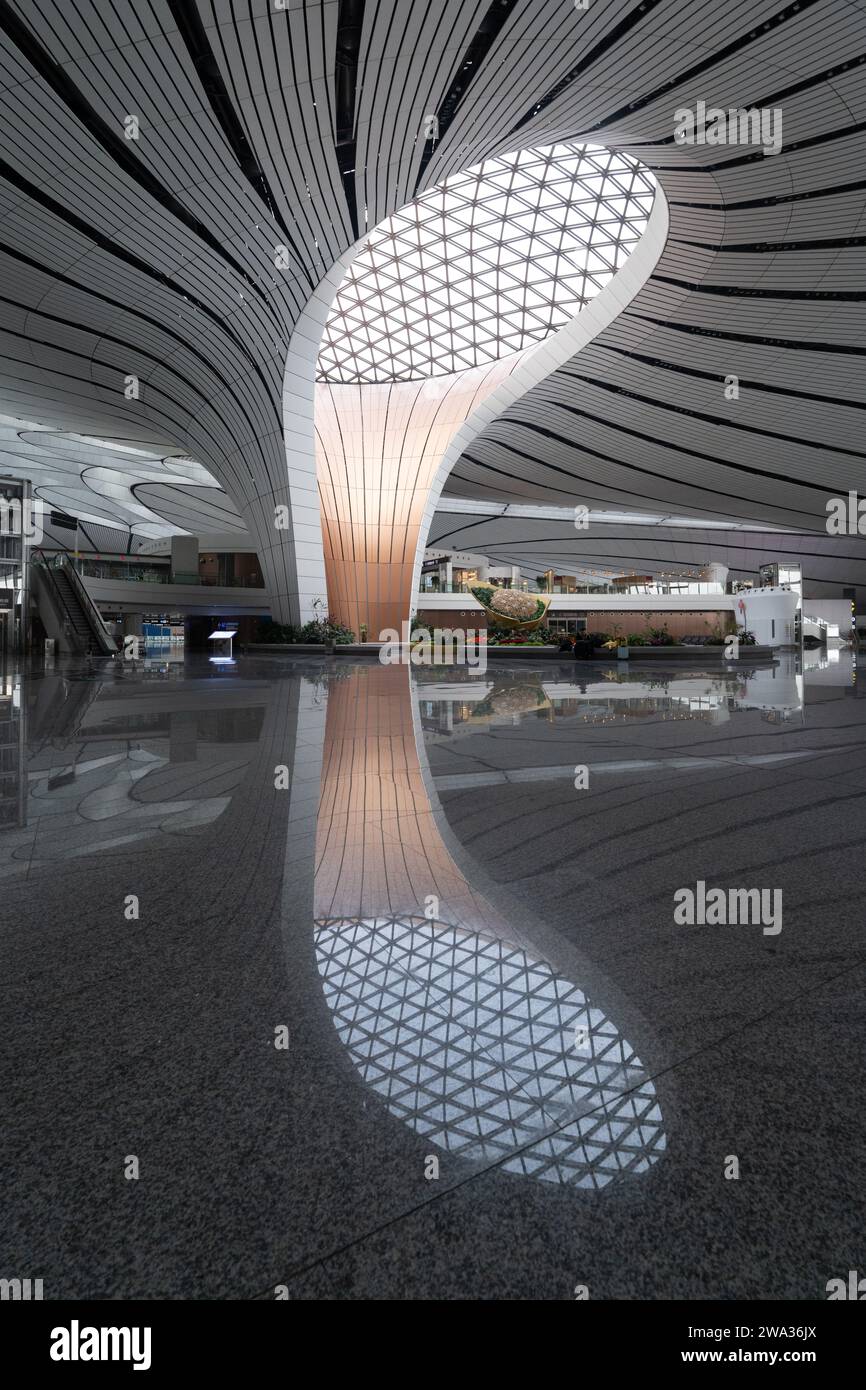 Beijing Daxing International Airport, China Stockfoto