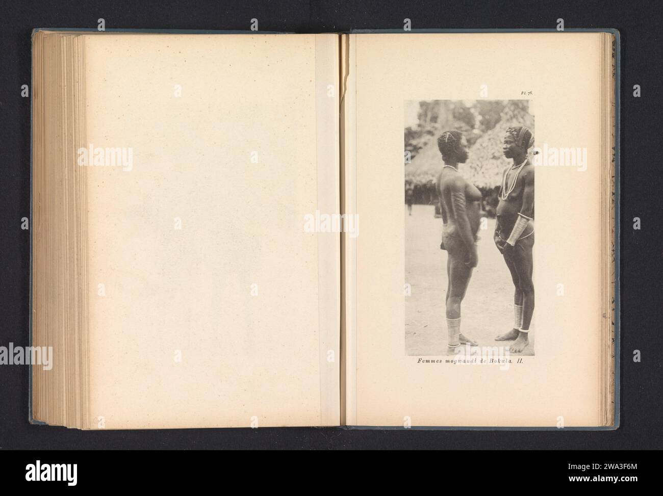 Porträt von zwei Frauen aus dem Ngbandi in Bokula, Franz Thonner, 1896 photomechanischer Druck die Silaresden Papier Kollotype Erwachsene Frau Stockfoto