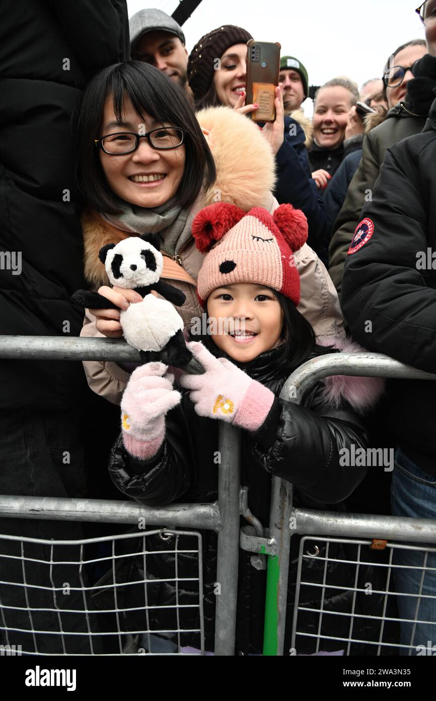 London, Großbritannien. Januar 2024. Londons jährliche Neujahrsparade mit Hunderten von Wagen im Zentrum von london, Großbritannien. Quelle: Siehe Li/Picture Capital/Alamy Live News Stockfoto