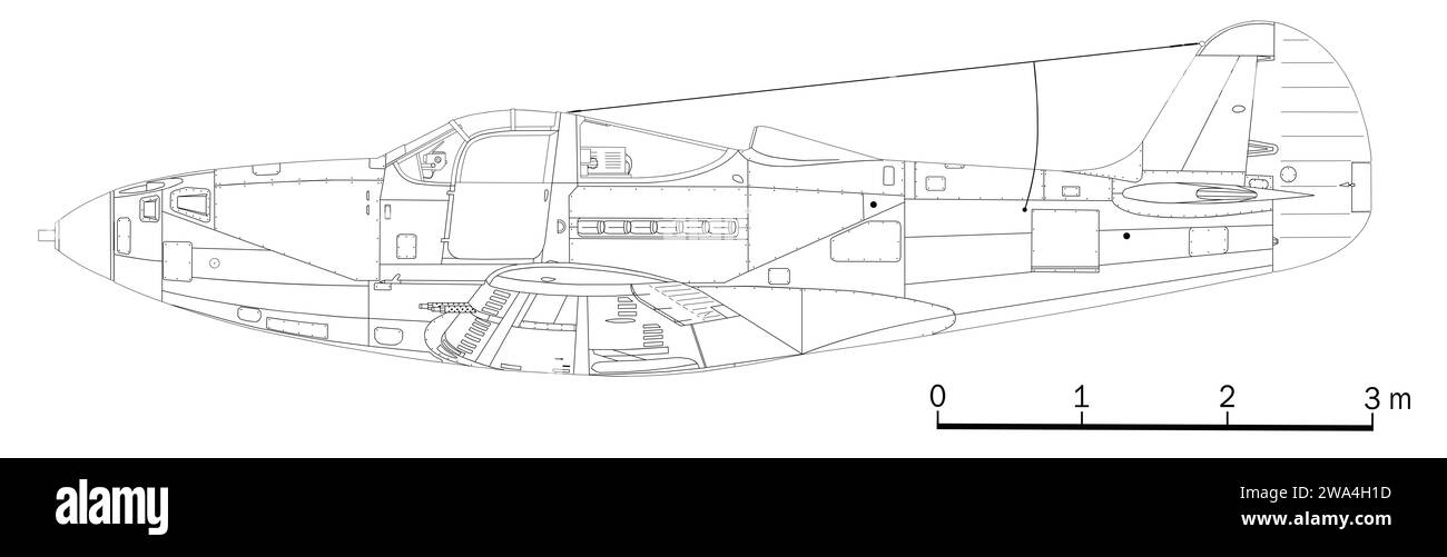 Glocke P-39N Airacobra Stockfoto