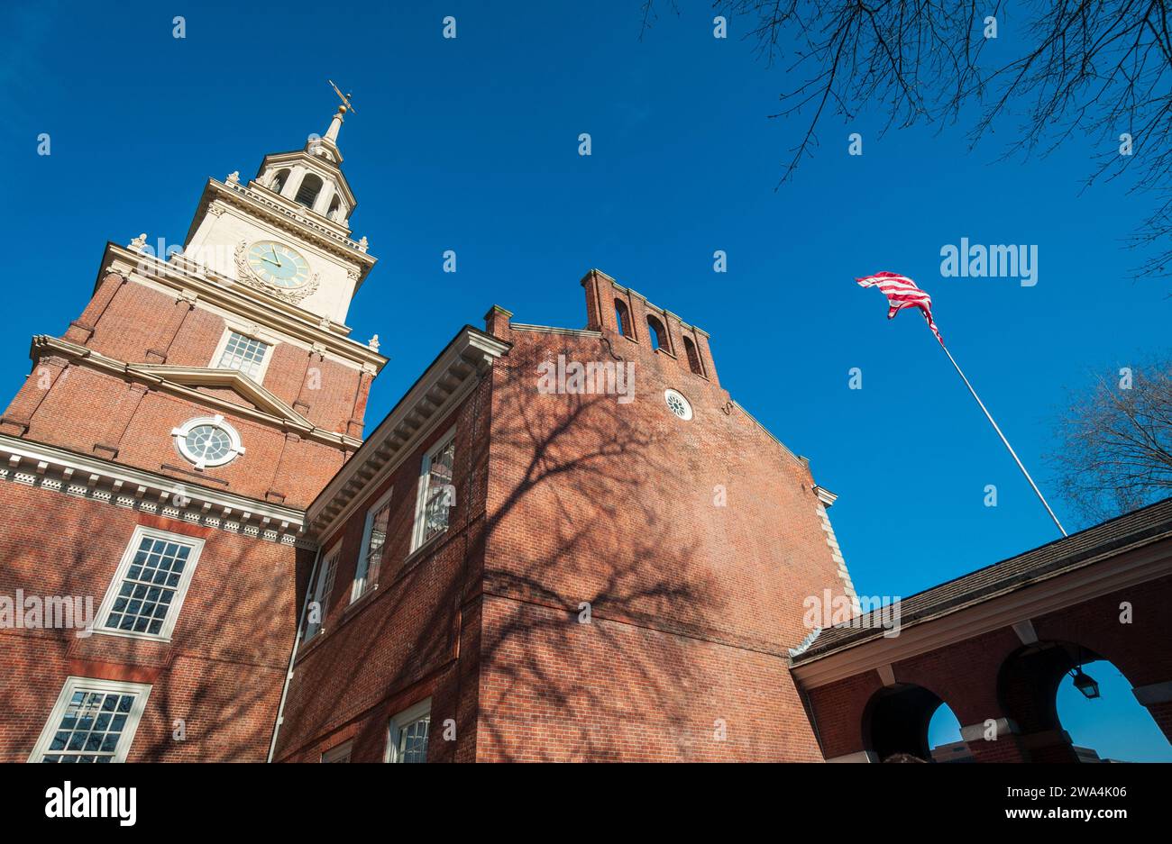 Die Independence Hall im Independence National Historical Park, Philadelphia Stockfoto