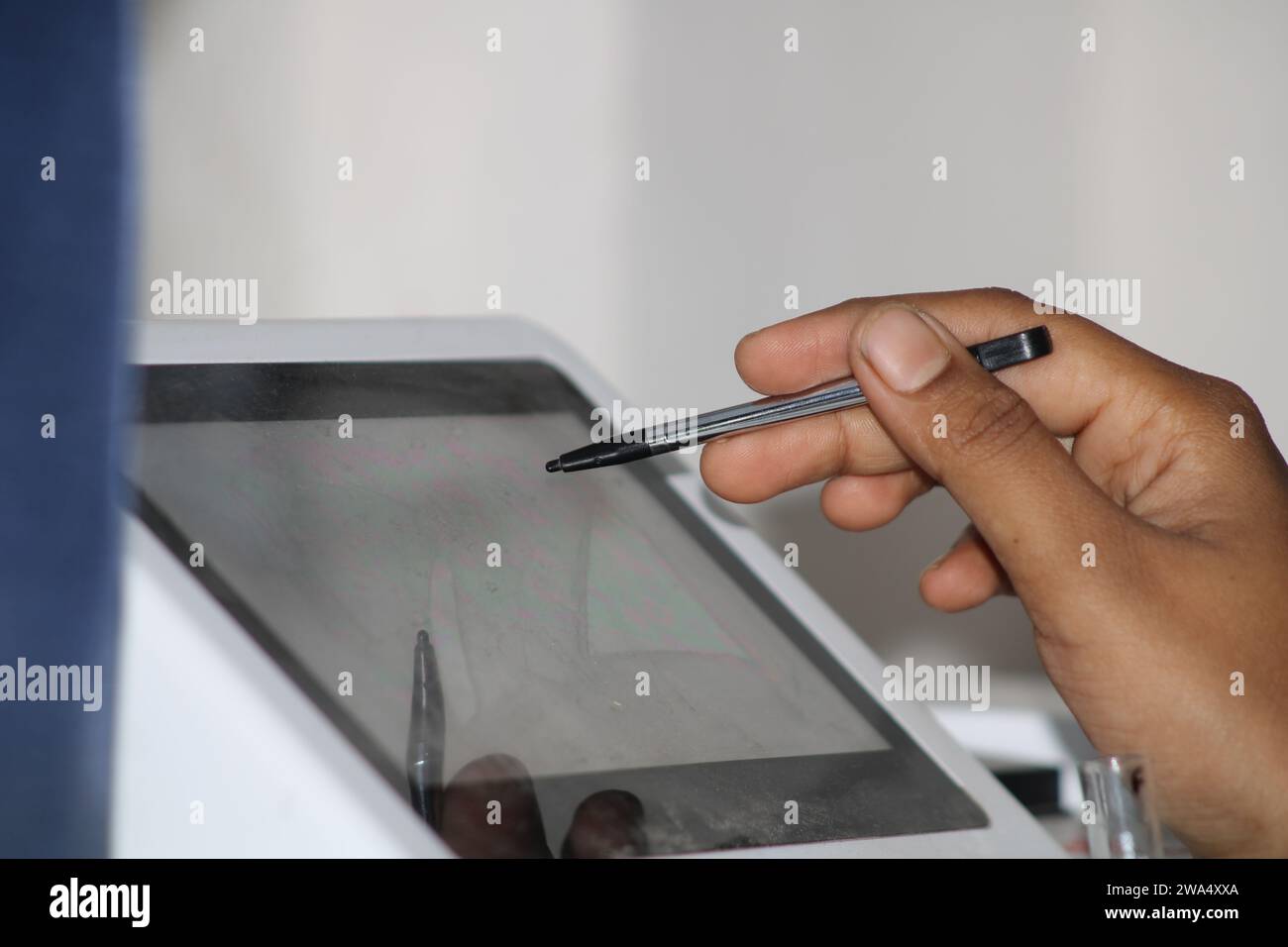 Labor Semi Auto Chemistry Analyzer Pen. Indien Stockfoto