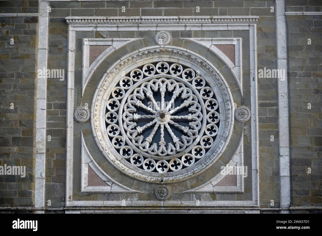 Basilica di Santa Margherita, Cortona, Arezzo, Toskana, Italien, Europa Stockfoto