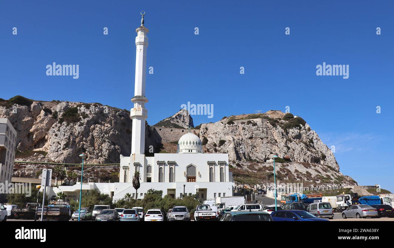 König Fahd Bin Abdulaziz Al Saud Moschee Gibraltar Vereinigtes Königreich Europa Stockfoto