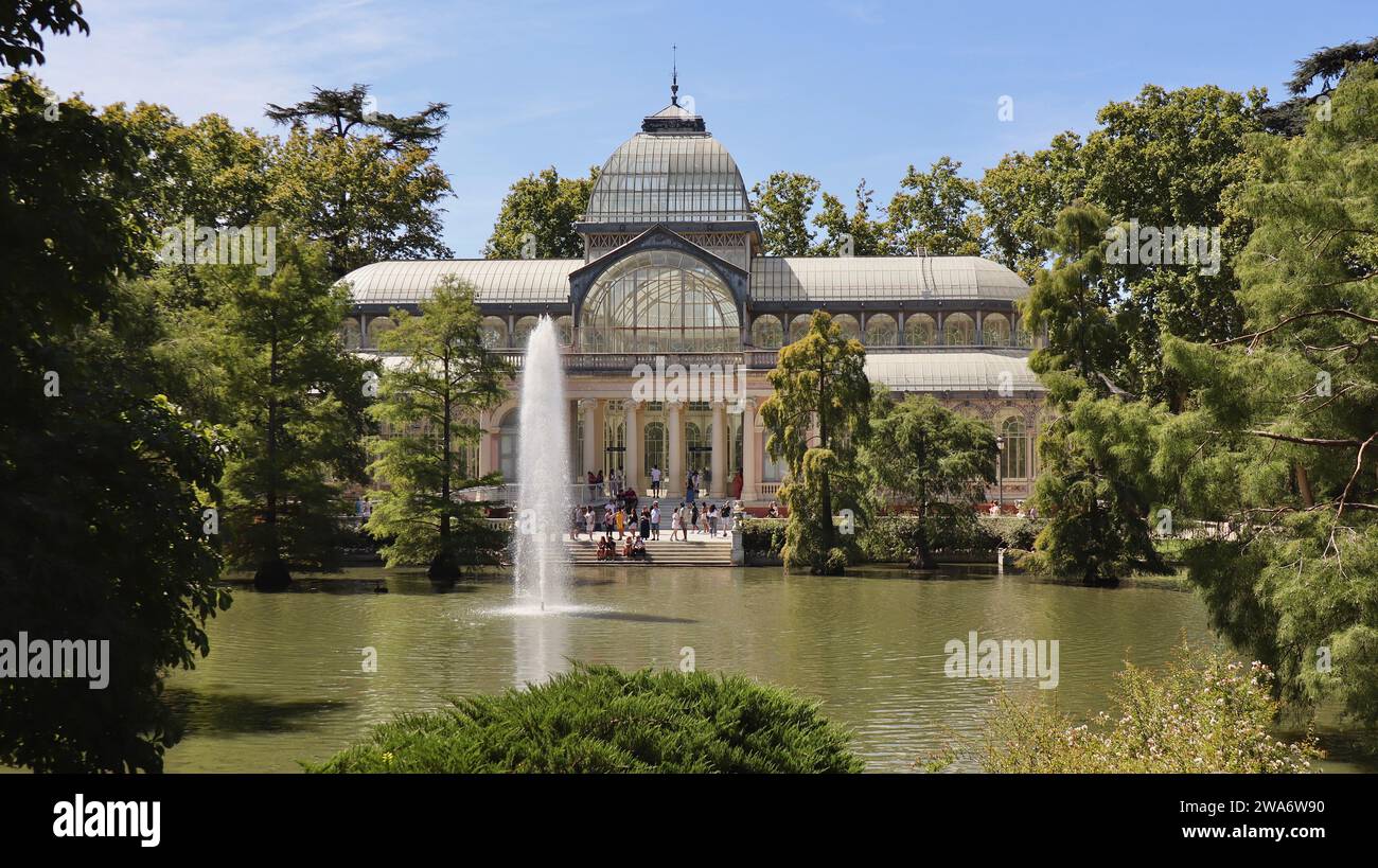 Crystal Palace Madrid Spanien Europa Stockfoto