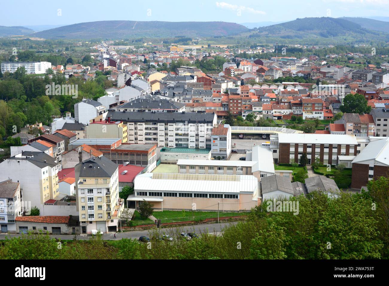 Monforte de Lemos. Lugo Provinz, Galicien, Spanien. Stockfoto