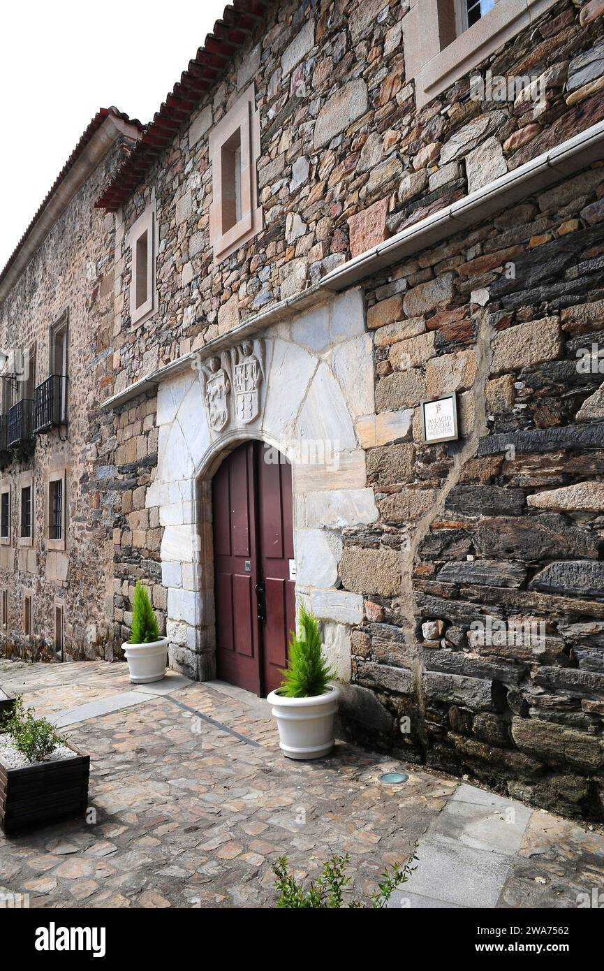 Monforte de Lemos, Palacio Condal (16. Jahrhundert). Lugo Provinz, Galicien, Spanien. Stockfoto