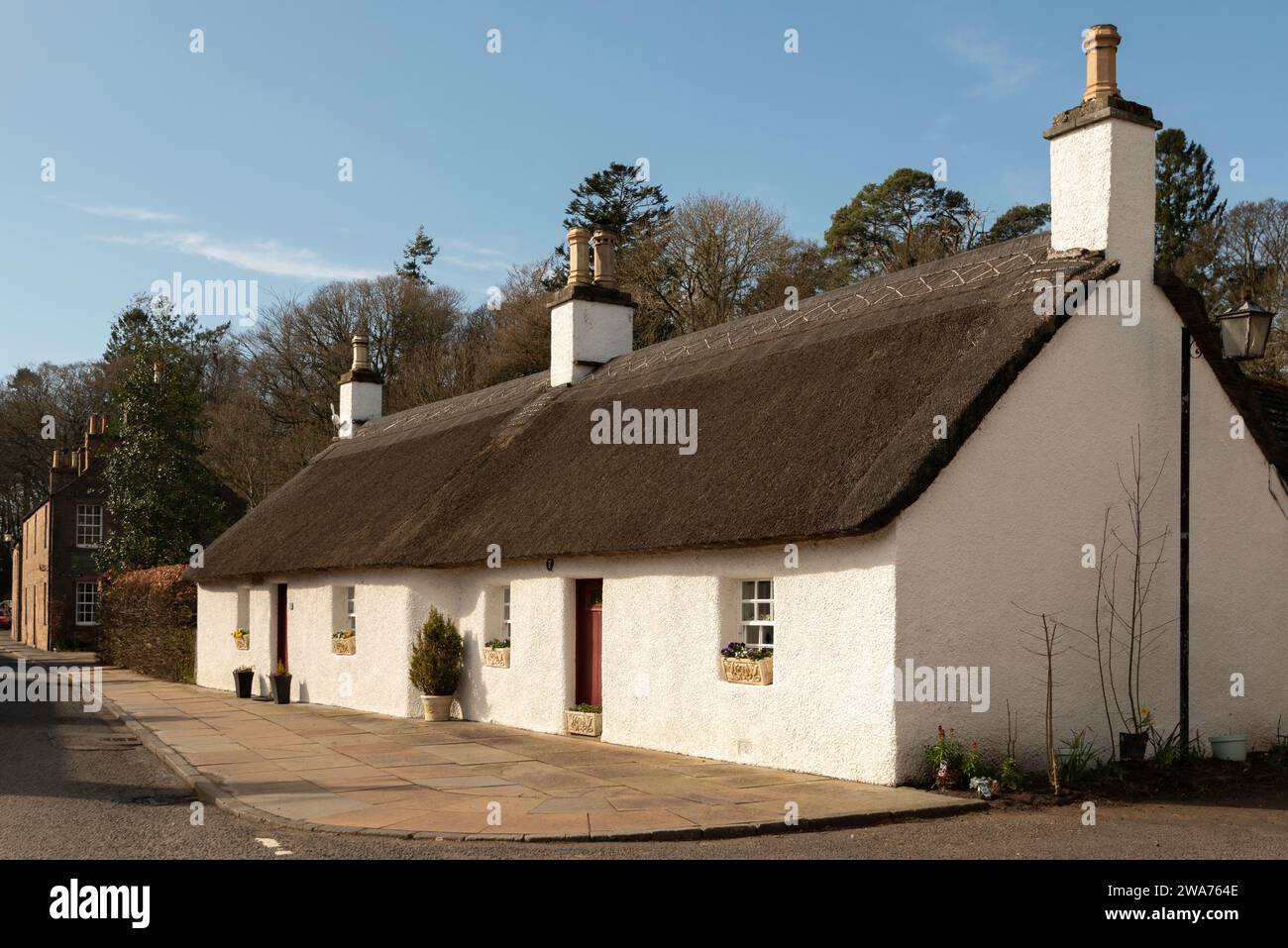 Glamis Village, Angus, Schottland Stockfoto