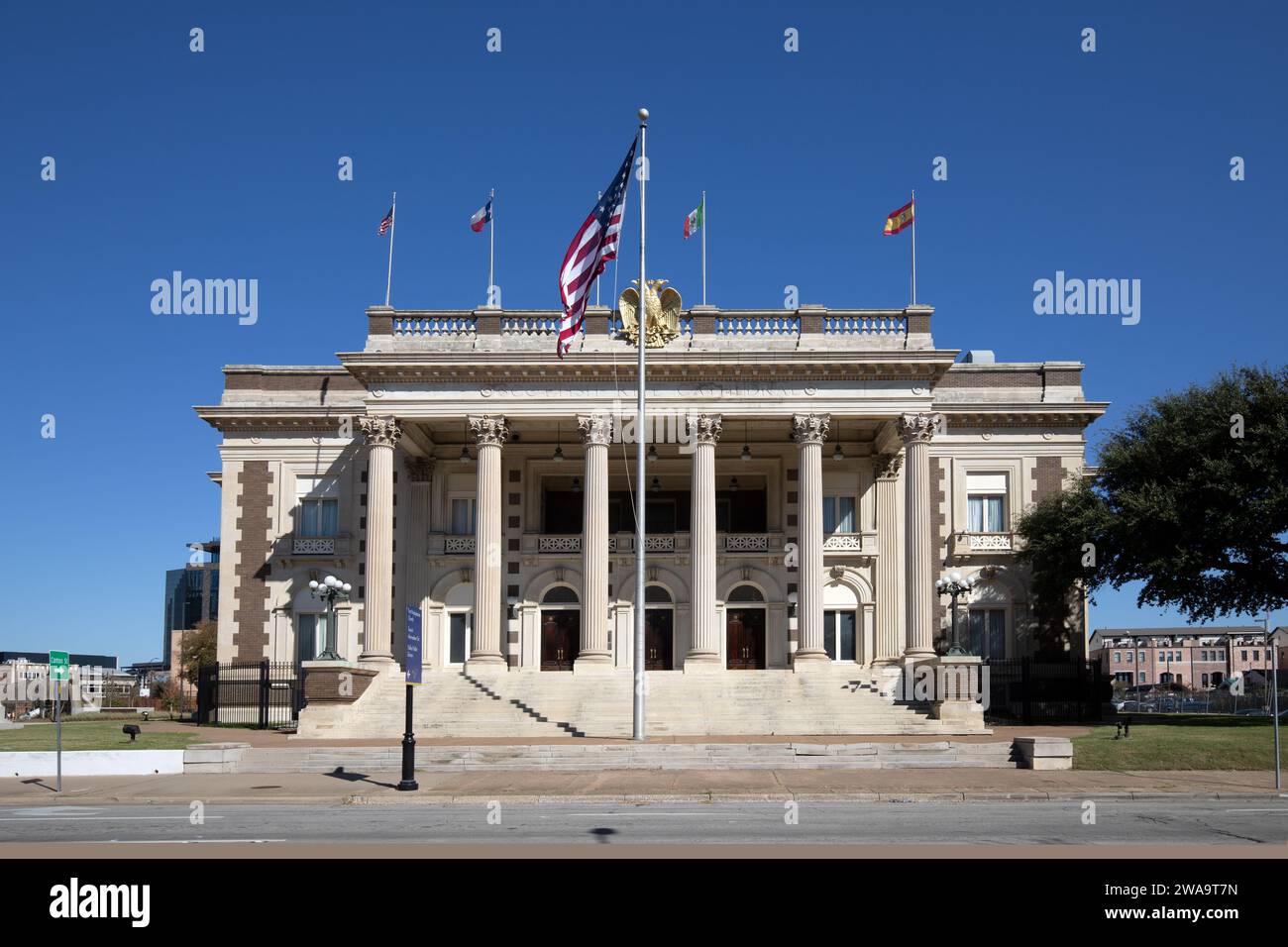 San Antonio, USA - 7. November 2023: Schottische Ritterkathedrale in San Antonio, Texas. Stockfoto