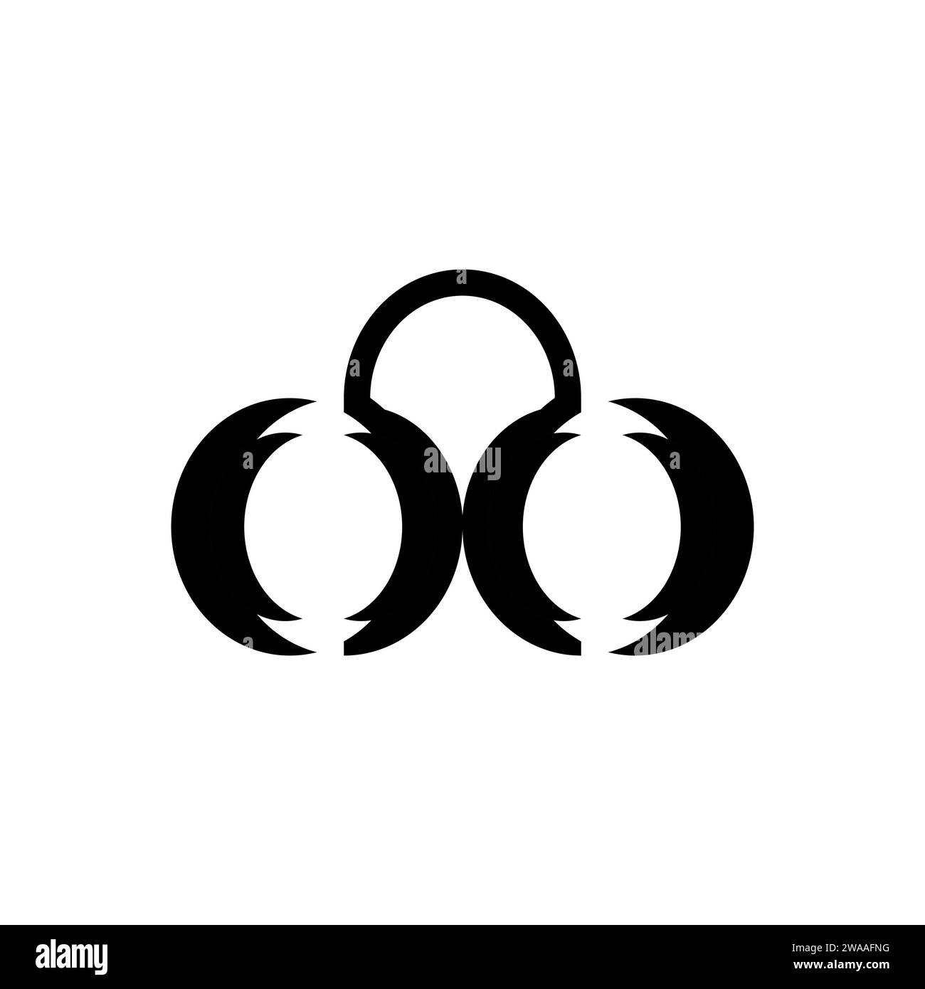 Goggle Octopus Logo. Es ist sehr einfach und luxuriös und eignet sich für moderne Unternehmen. Einprägsames und elegantes Logo für die Schifffahrt oder andere Branchen. Stock Vektor