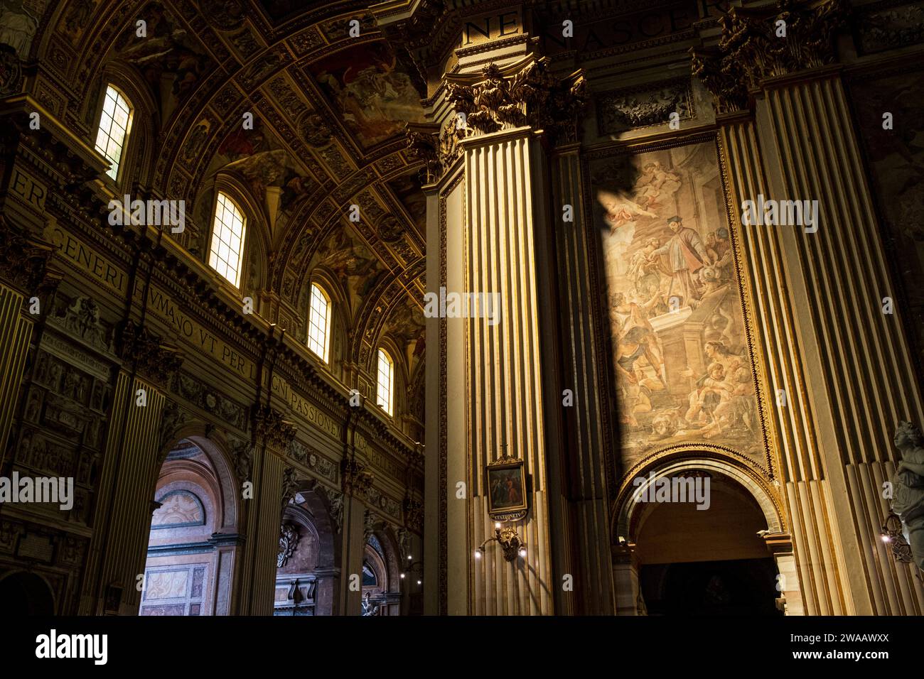 Rom, Italien - 10. August 2022: Basilica di Sant'Andrea della Valle Stockfoto