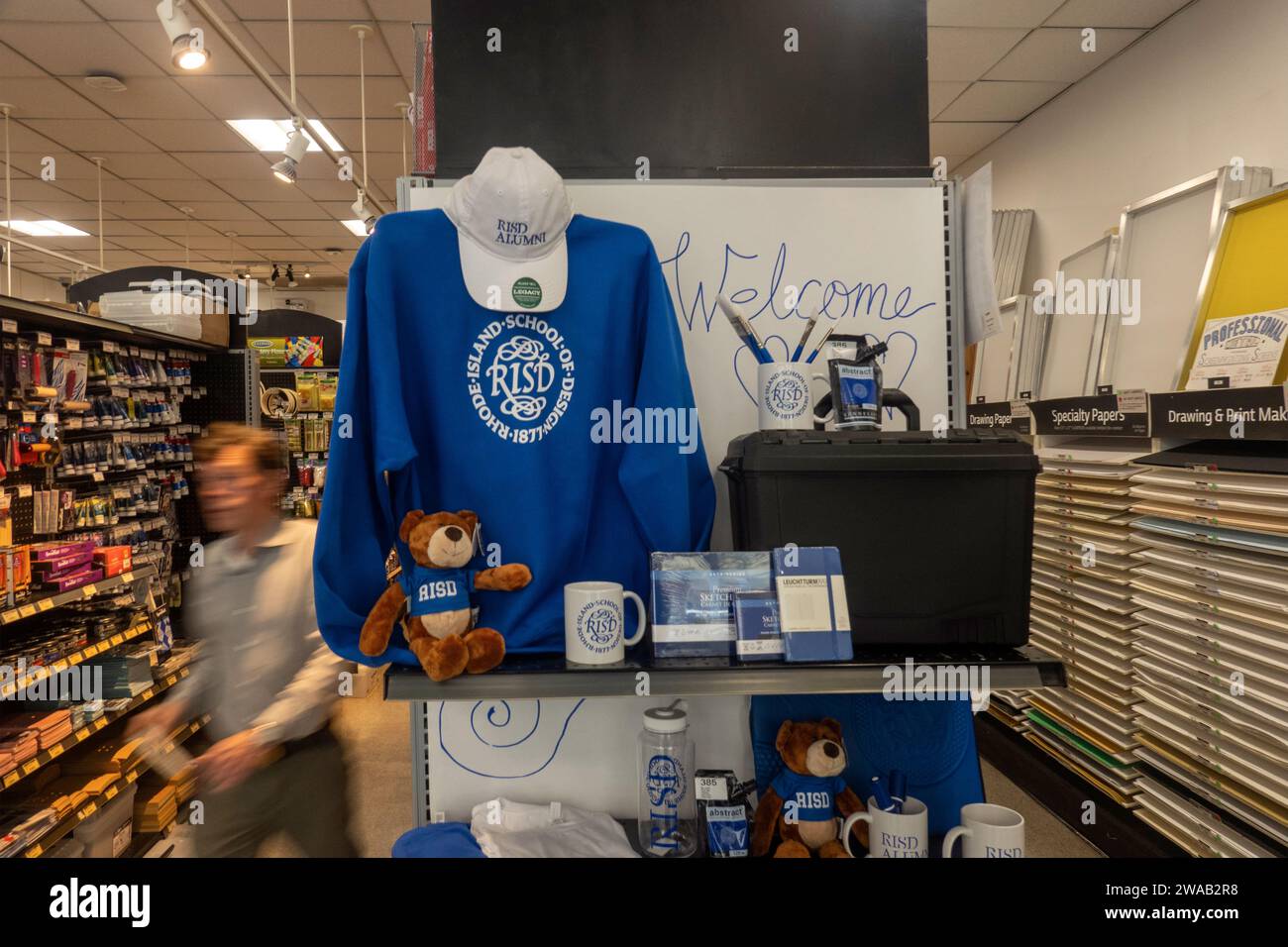 RISD-Geschäft in Downtown Providence Rhode Island Stockfoto