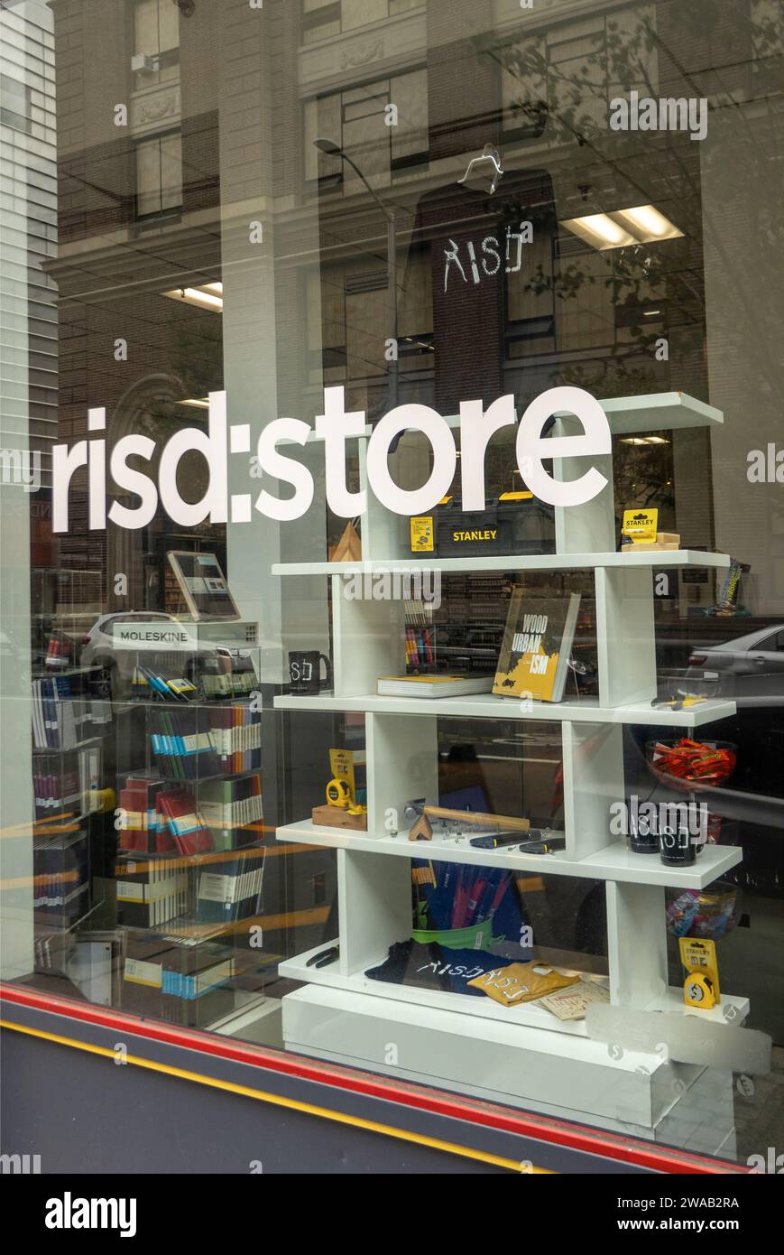 RISD-Geschäft in Downtown Providence Rhode Island Stockfoto