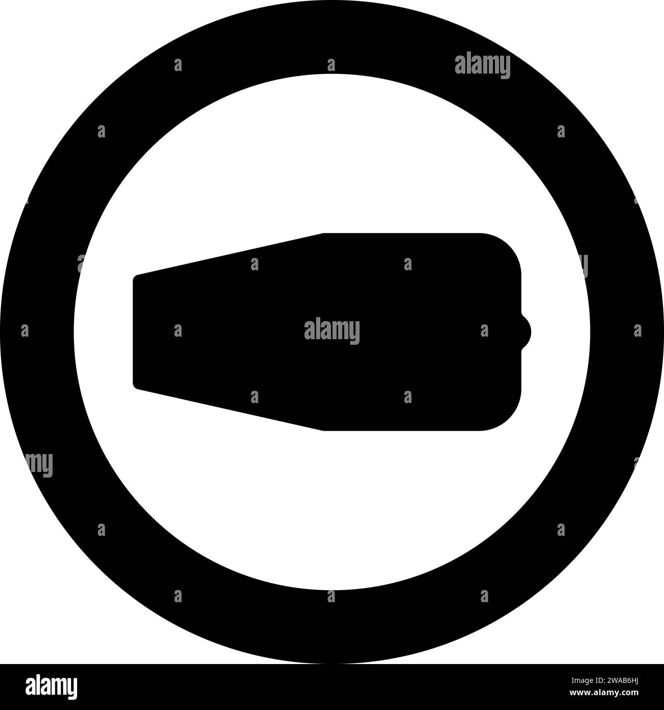 Turbinenflugzeug Turbomaschine Jet Engine Flugzeug Motor Fan Flugzeug Symbol im Kreis Runde schwarze Farbe Vektor Illustration Bild solide Umrissstil Stock Vektor