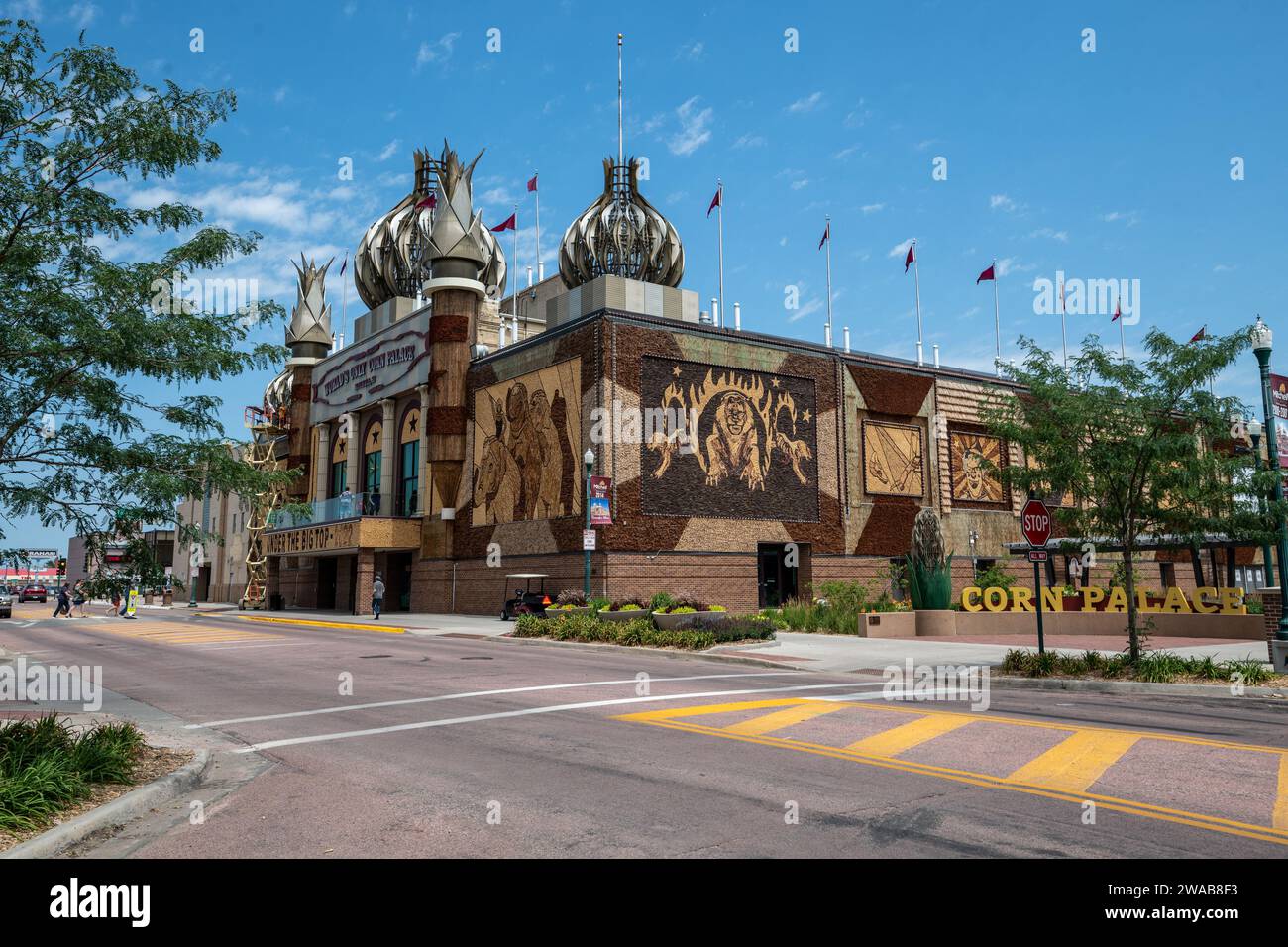 Mitchell Corn Palace in South Dakota Stockfoto