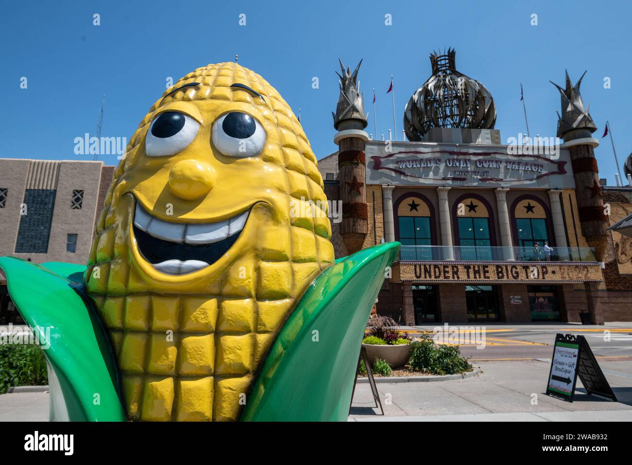Mitchell Corn Palace in South Dakota Stockfoto