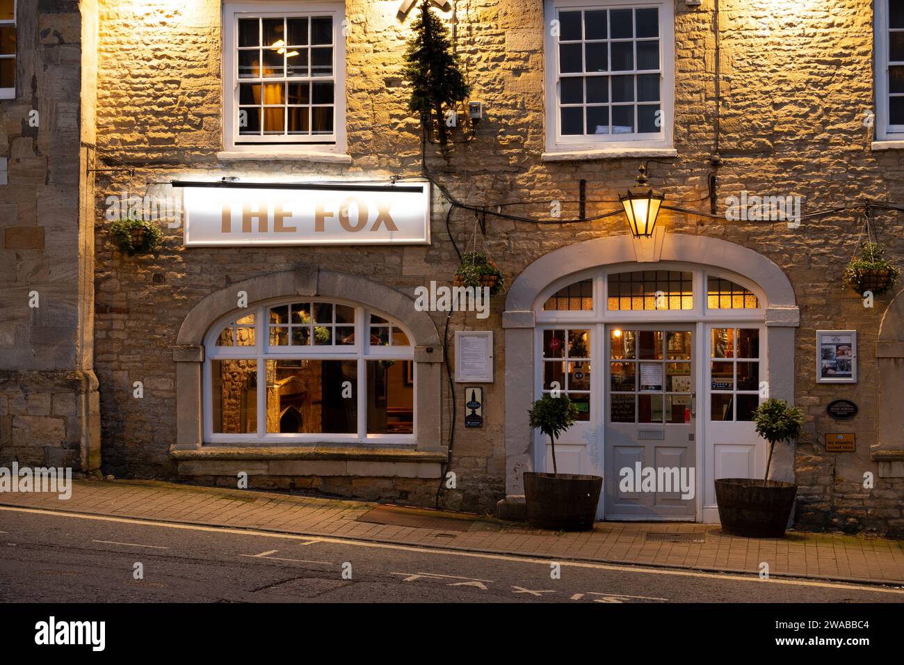 The Fox Pub, Chipping Norton, Oxfordshire, England, Großbritannien Stockfoto