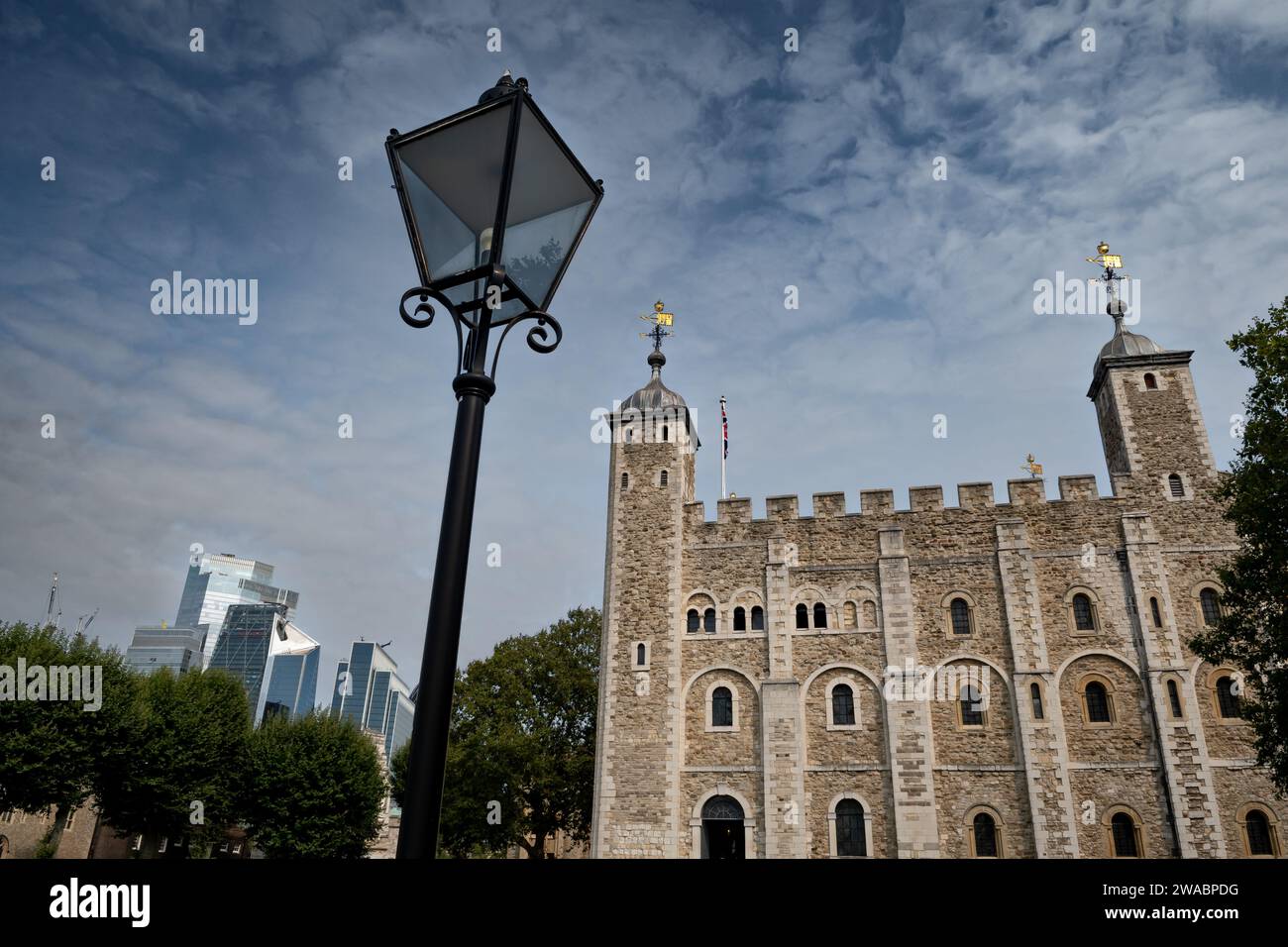 Tower of London, UNESCO-Weltkulturerbe in London, Großbritannien Stockfoto