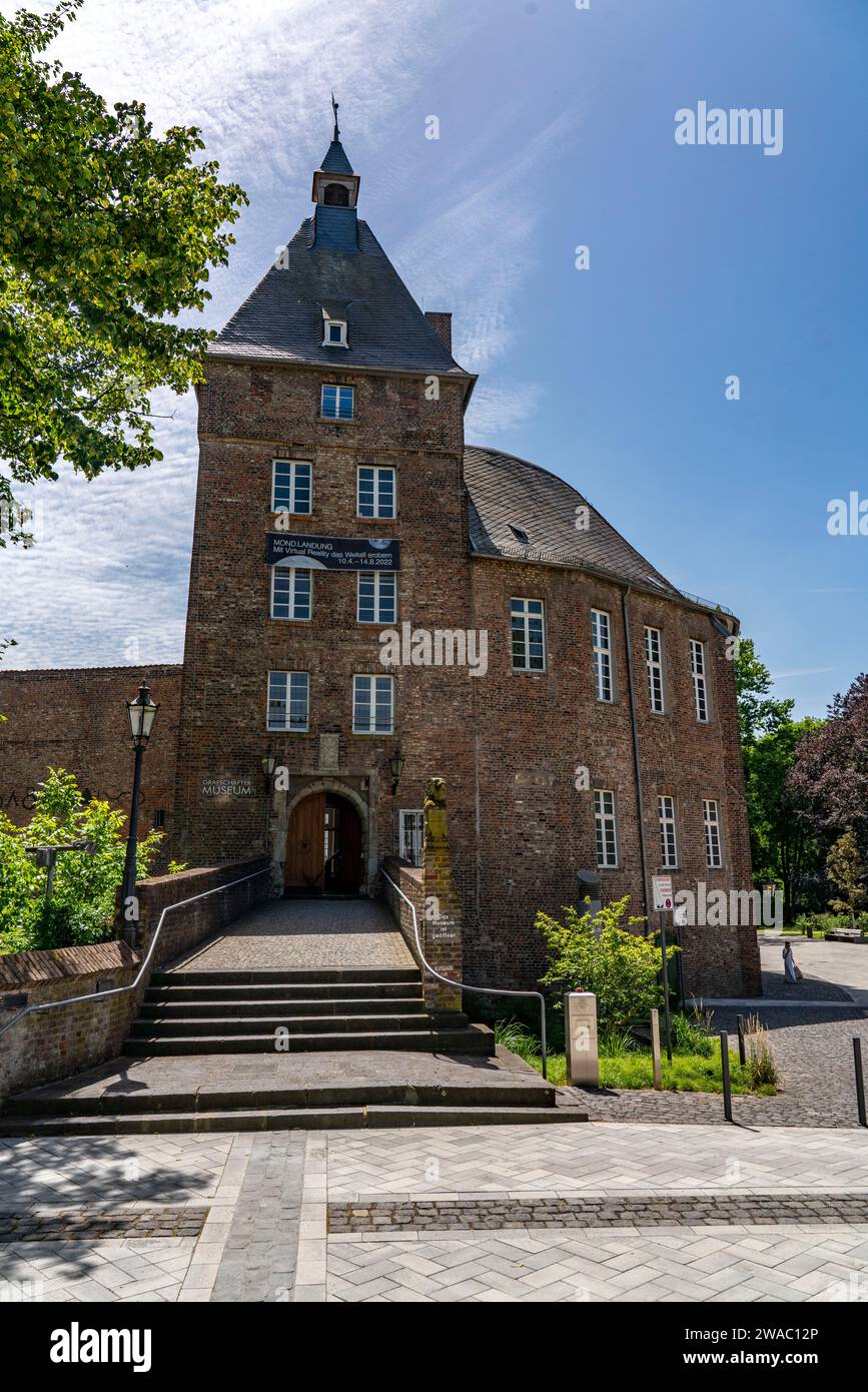 Grafschafter Museum, im Schloss Moers am Niederrhein, NRW Stockfoto