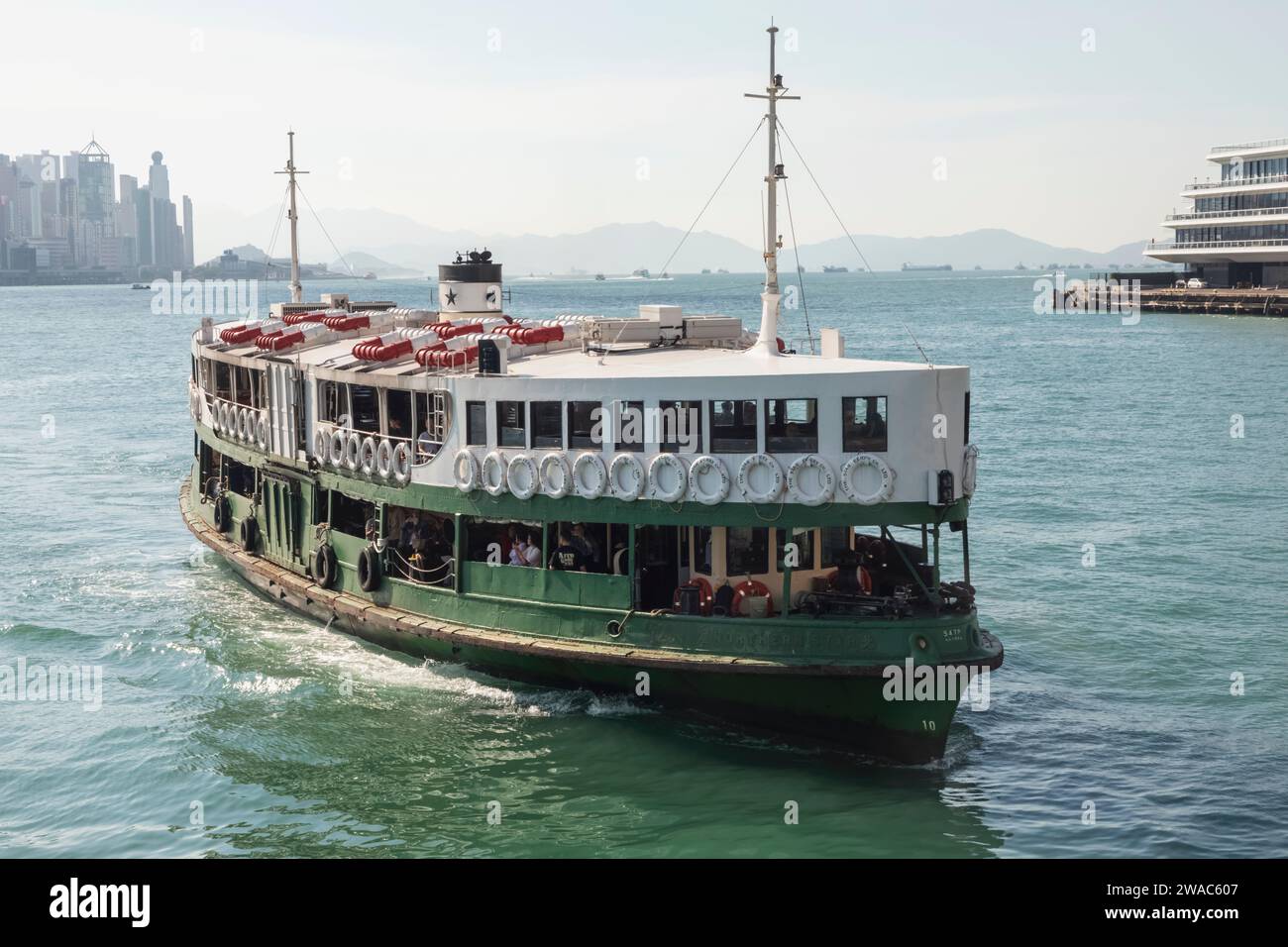 China, Hongkong, Hong Kong Island, Die Star Ferry Stockfoto