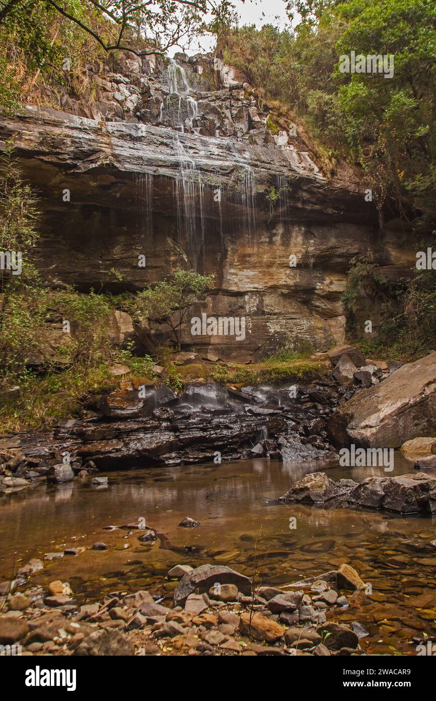 Sunday Falls Drakensberg 15575 Stockfoto