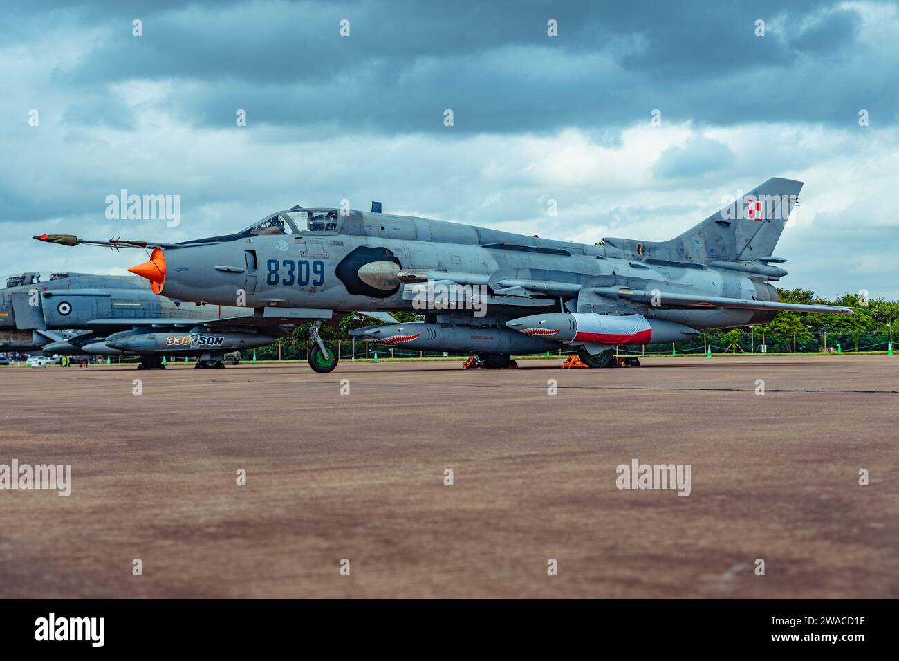 Polnische Luftwaffe Su-22 bei RIAT 2023 Stockfoto