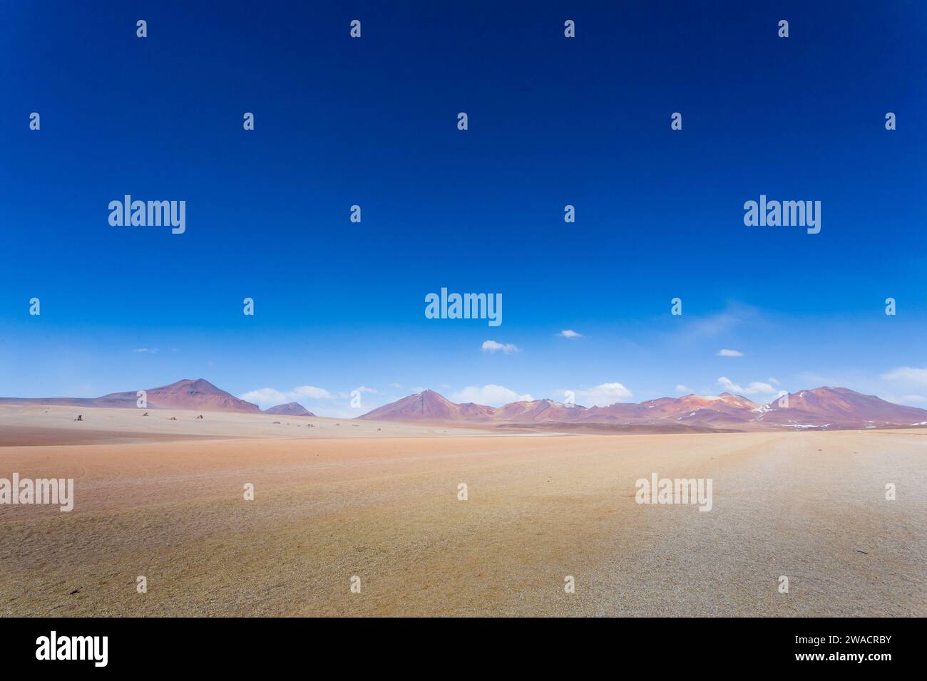 Bolivianischen Landschaft, Salvador Dali Desert View. Schöne Bolivien Stockfoto