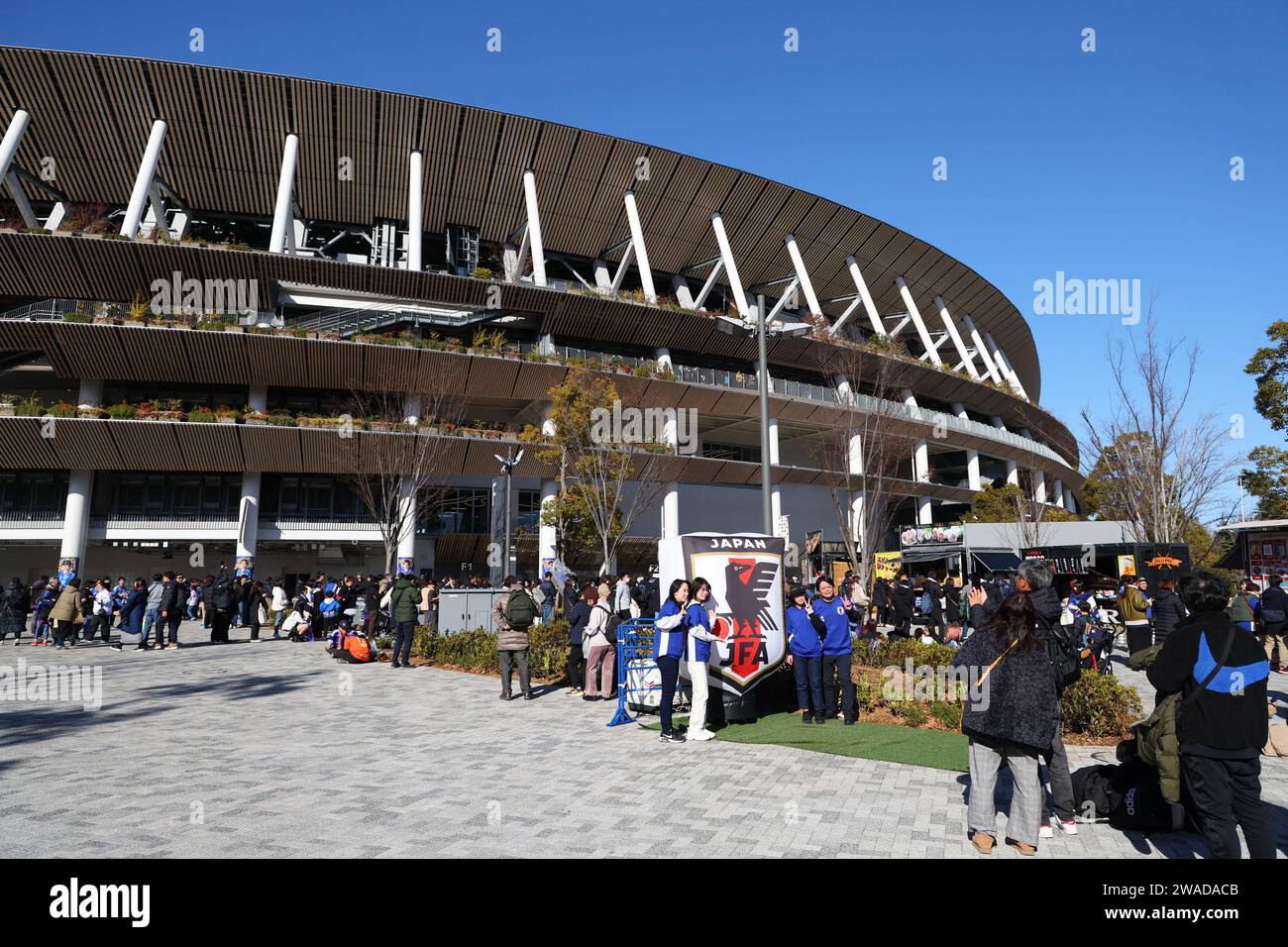 Tokio, Japan. Januar 2024. Allgemeine Ansicht Fußball/Fußball TOYO