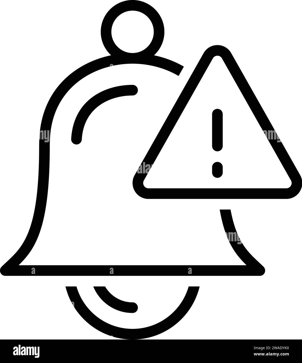 Symbol für Warnung, Warnung Stock Vektor