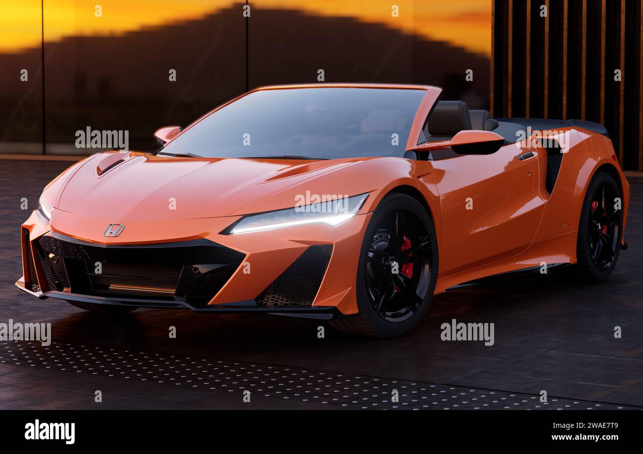 Rückkehr einer Legende: Honda gibt europäische Preise für das neue NSX-Modell bekannt Stockfoto