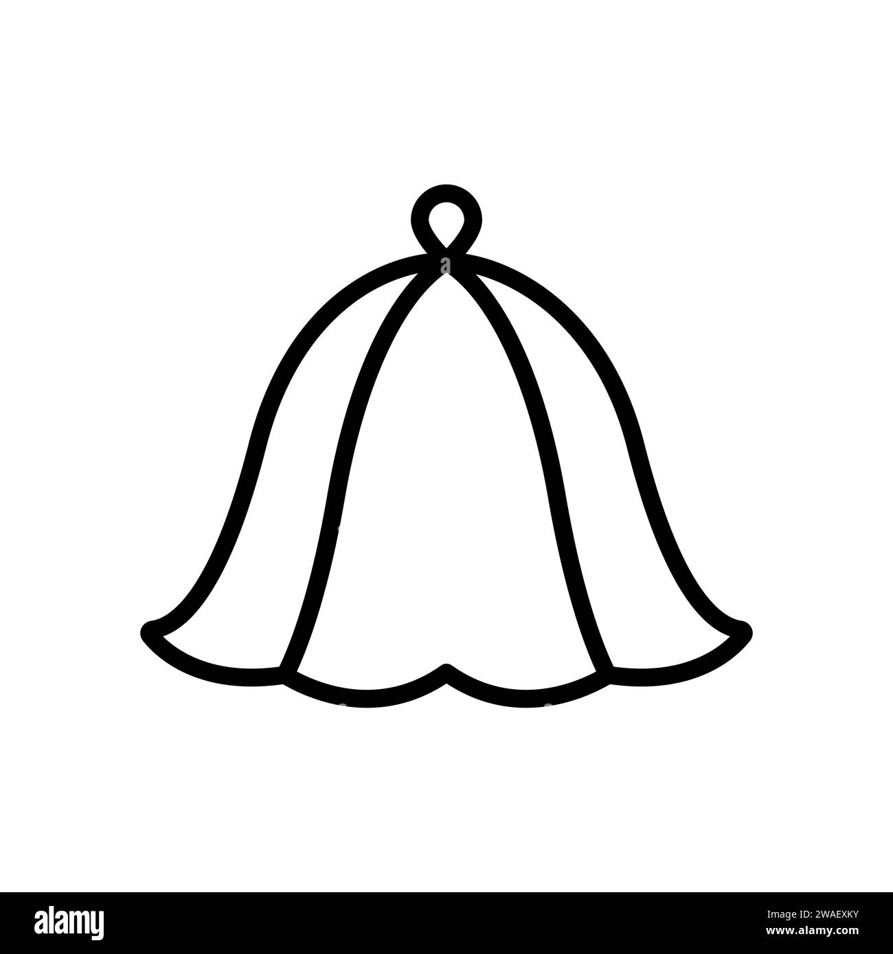 Sauna Hut Outline Vektor Symbol Stock Vektor