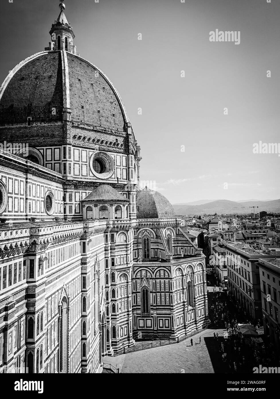 Die riesige Kathedrale und Kuppel der Kathedrale Santa Maria del Fiore in Florenz, Italien Stockfoto