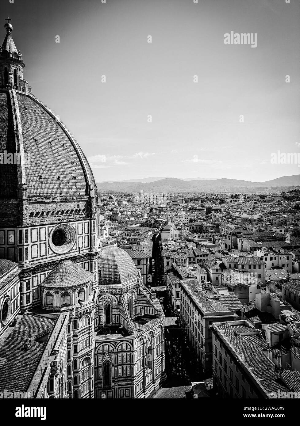 Die riesige Kathedrale und Kuppel der Kathedrale Santa Maria del Fiore in Florenz, Italien Stockfoto