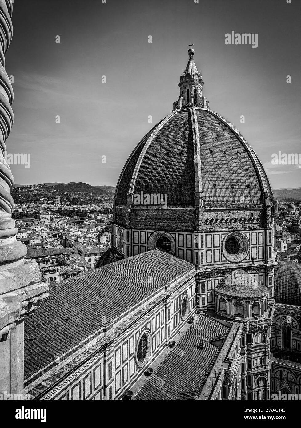 Die riesige Kathedrale und Kuppel der Kathedrale Santa Maria del Fiore in Florenz, Italien Stockfoto