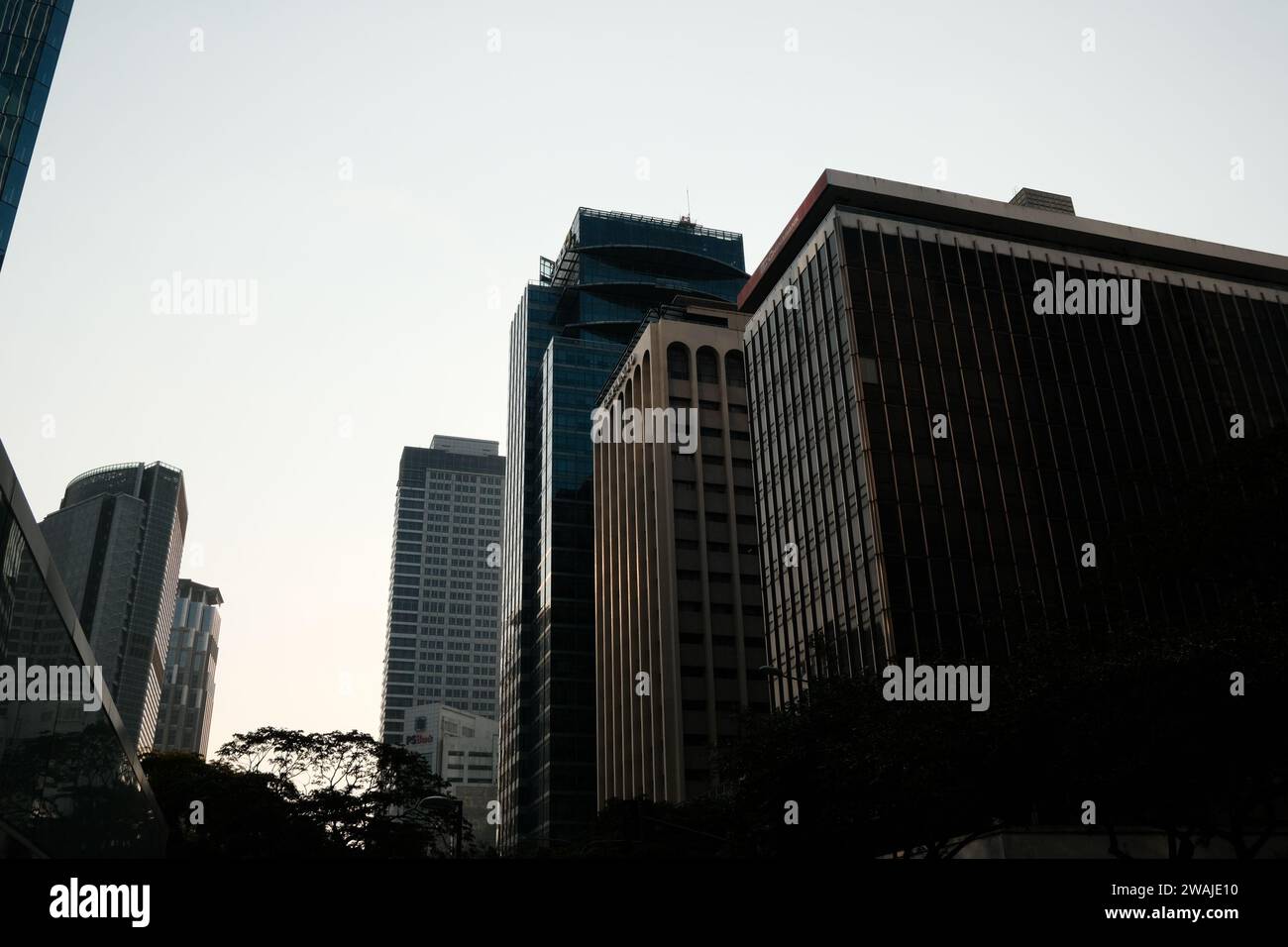 Metro City Gebäude Stockfoto