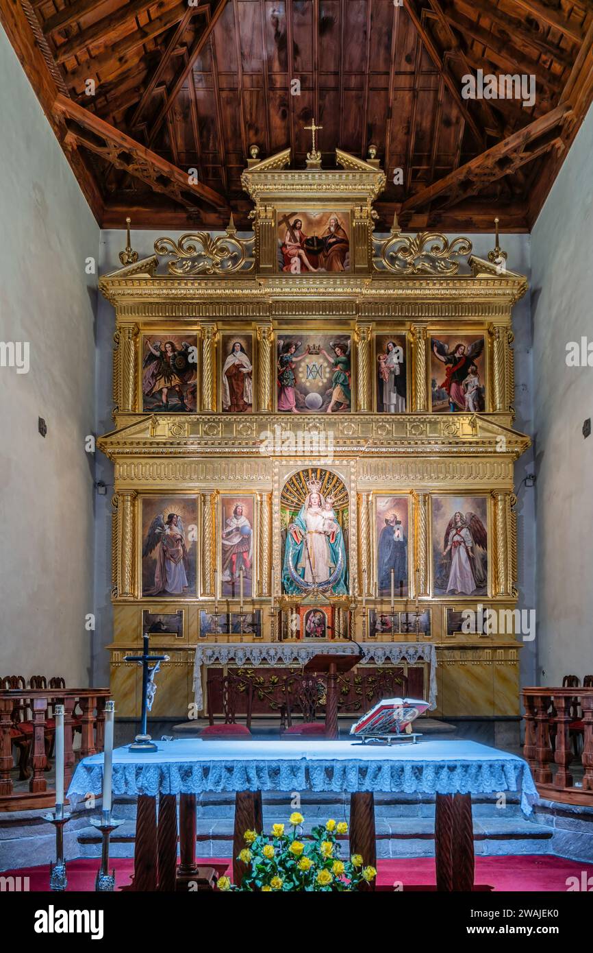 Kleine Kirche del Los Remedios in Buenavista auf Teneriffa Stockfoto