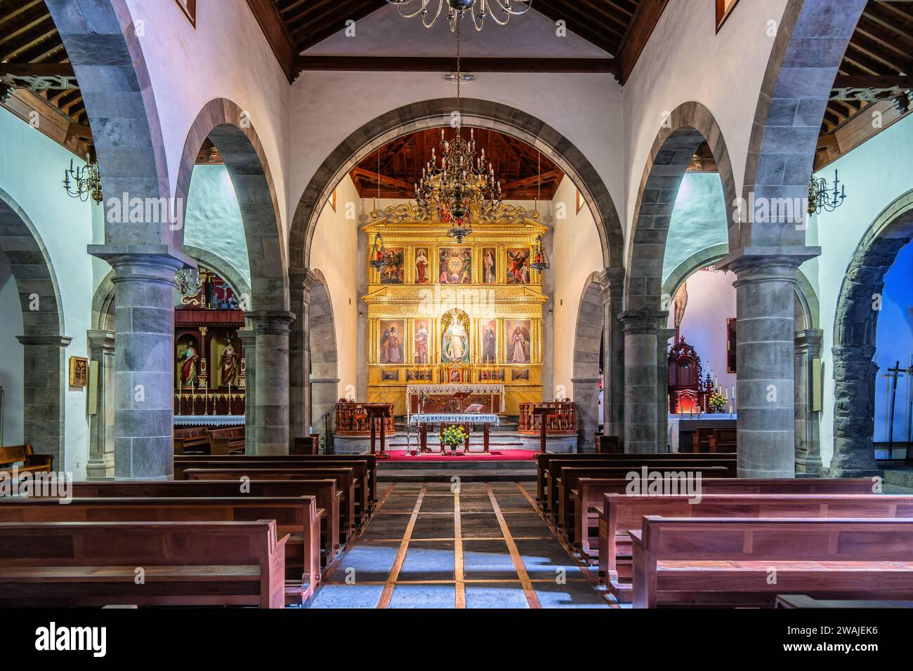 Kleine Kirche del Los Remedios in Buenavista auf Teneriffa Stockfoto