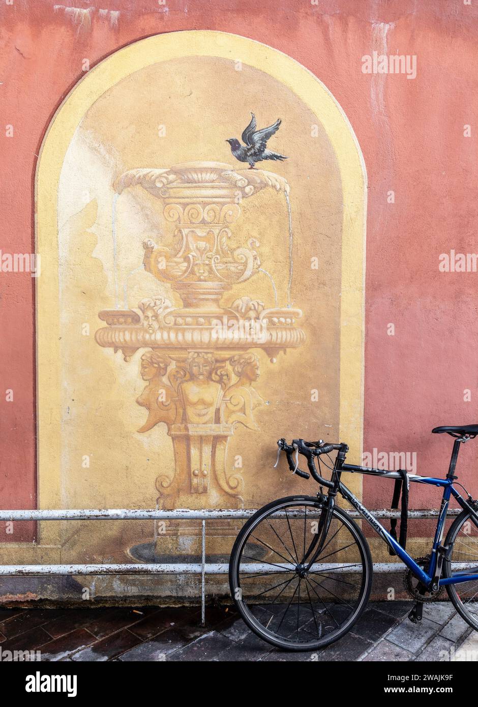 Architektonische Besonderheiten In Nizza Frankreich Stockfoto