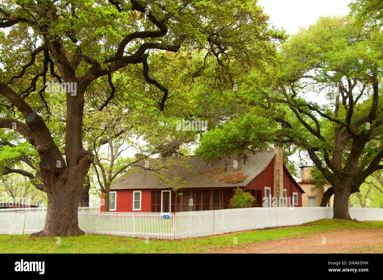 Sam Ealy Johnson SR Farmhouse, Lyndon B. Johnson National Historical Park, Texas Stockfoto