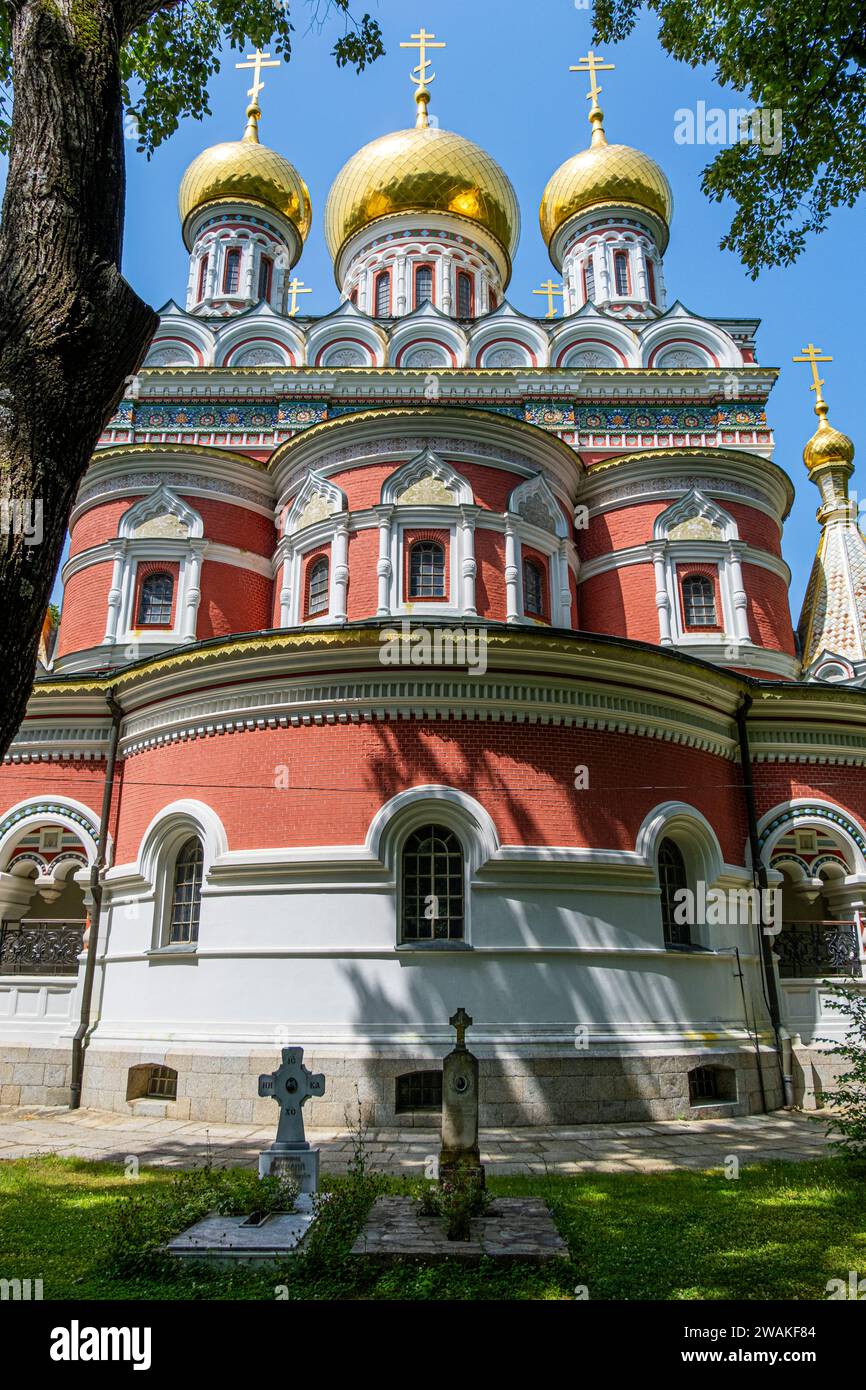 Shipka Memorial Church. Shipka, Bulgarien, Südosteuropa. Stockfoto