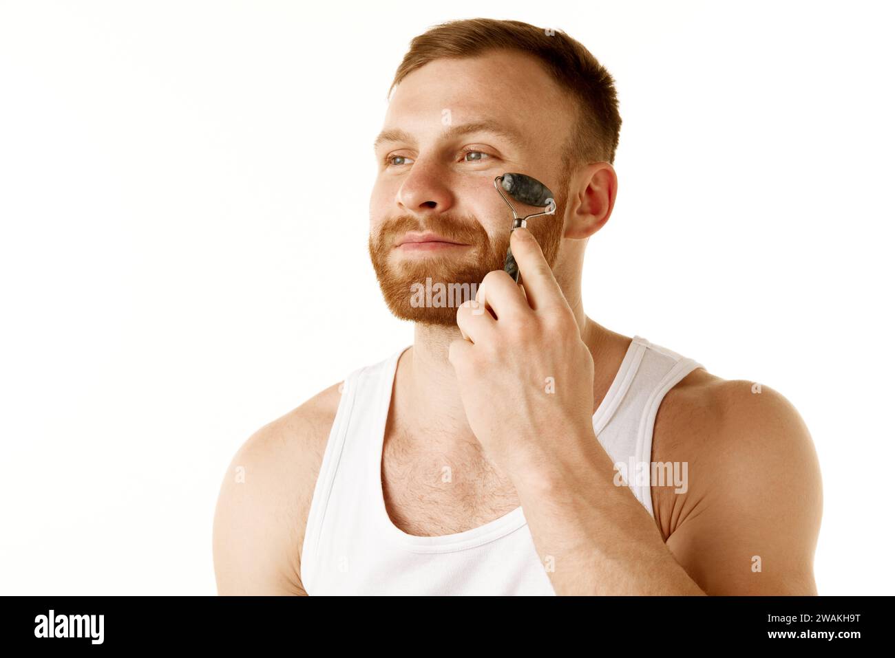 Junger Mann W Stockfoto