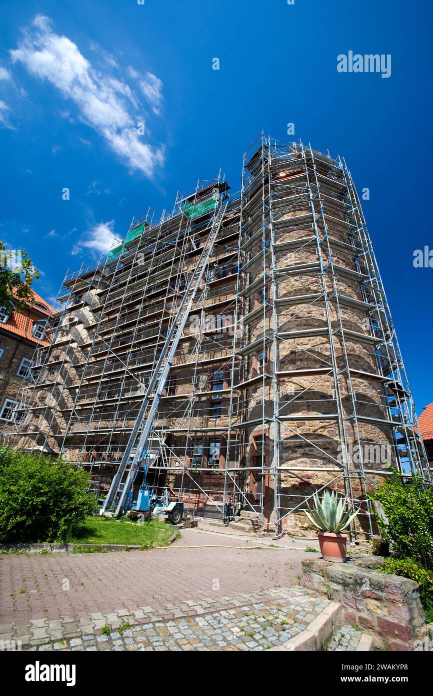 Schloss Heringen, Landkreis Nordhausen, Thüringen, Deutschland, Europa Stockfoto