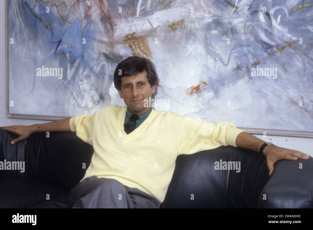 Enrico de Paruta TVModerator 10/86 scha Enrico de Paruta im Oktober