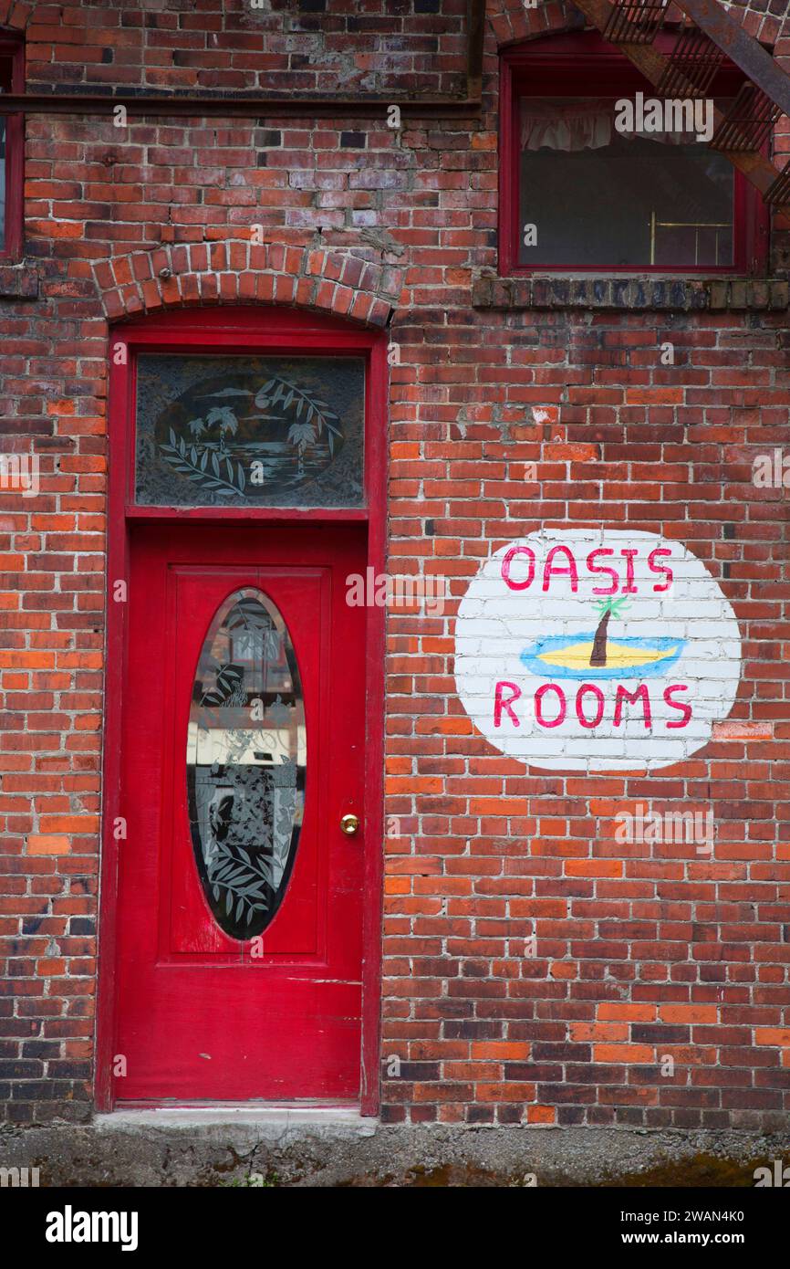 Oasis Bordell Museum, Wallace, Idaho Stockfoto