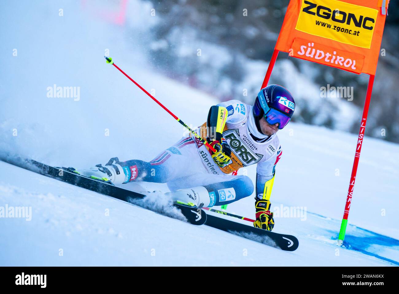 Alta Badia, Italien 17. Dezember 2023. McGrath Atle Lie (NOR) trat beim Audi FIS Ski World Cup 2023-24 Herren Riesenslalom auf dem Gran Ri an Stockfoto