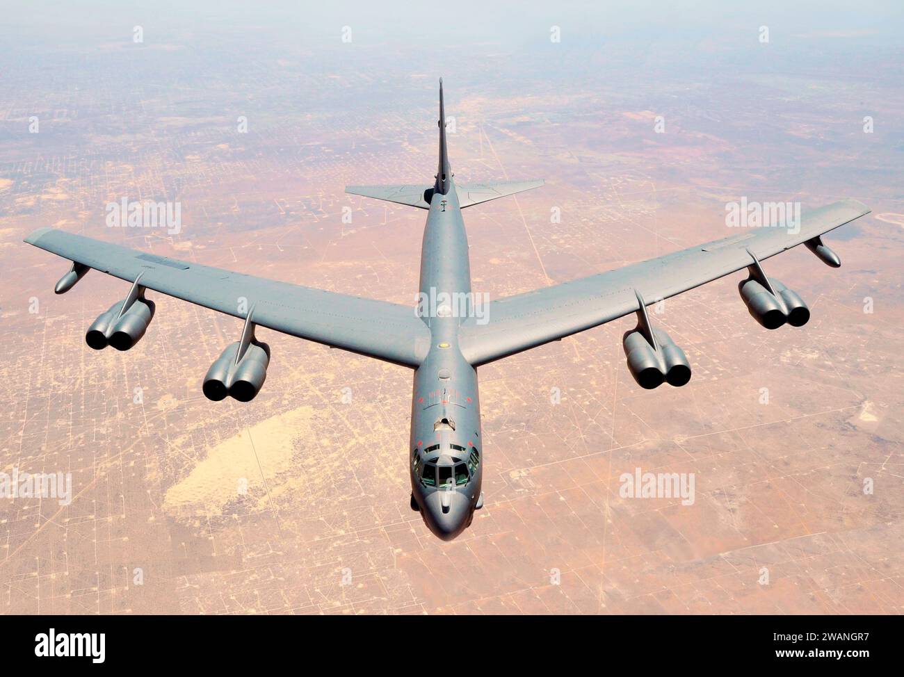 Eine B-52 Stratofortress, die dem 307th Bomb Wing, Barksdale Air Force Base, Louisiana, zugeordnet ist Stockfoto