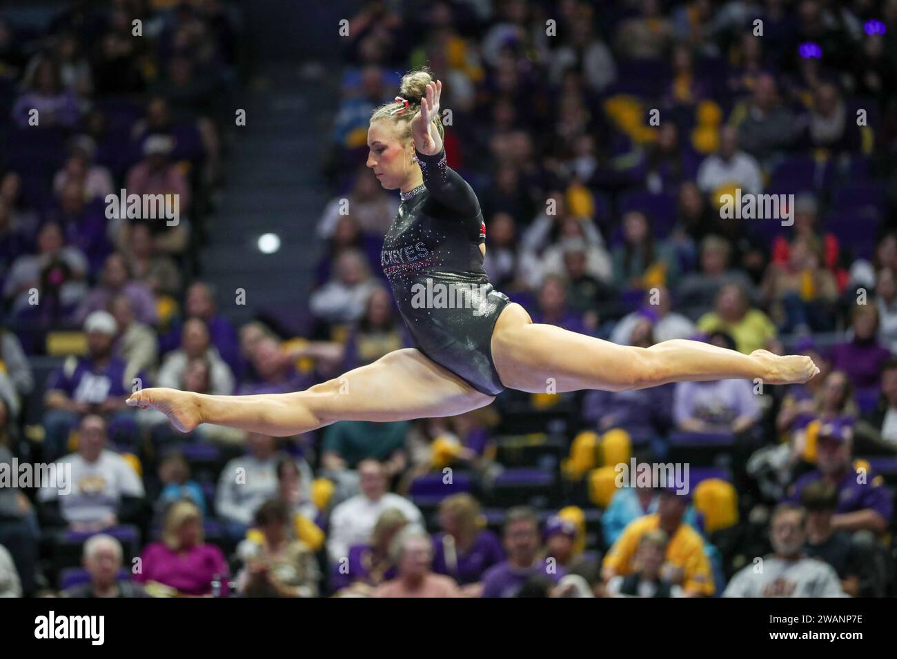 5 Januar 2024 Ohio St Turnerin Ella Hodges Tritt Auf Dem 